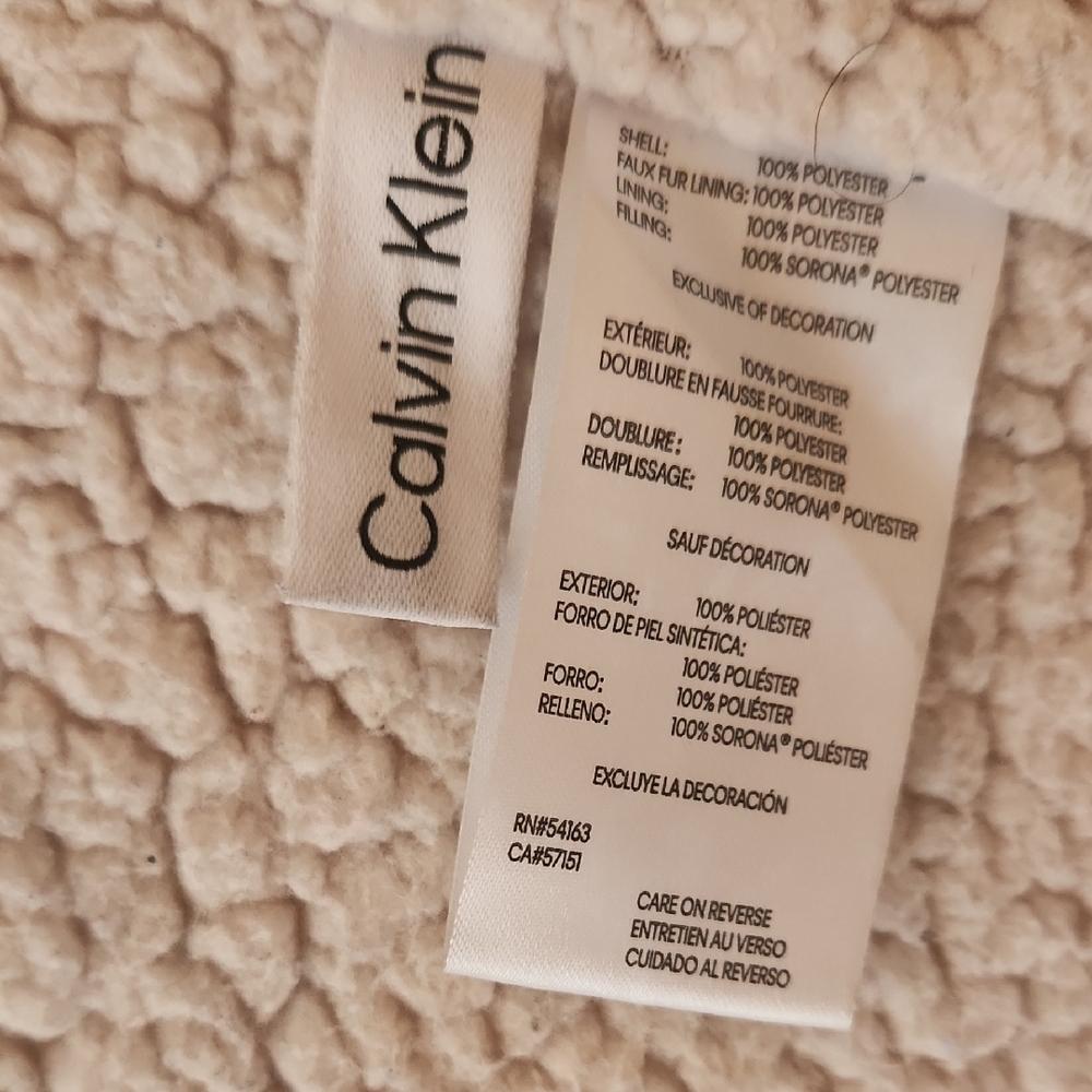 Calvin Klein Infinite stretch water resistant jacket With hood Black Small - Picture 3 of 17